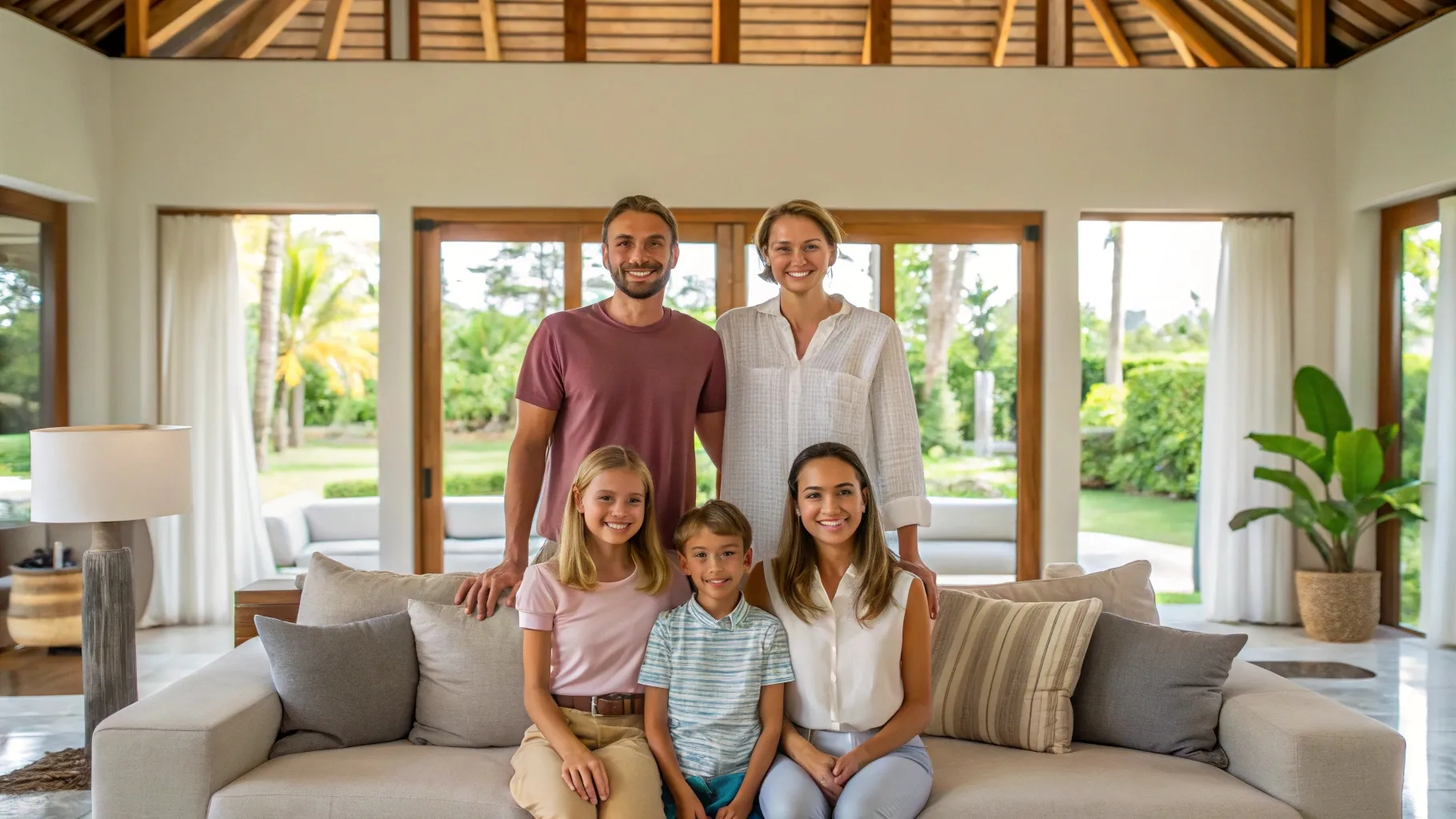 Happy Family in Villa Lombok | Lombok Luxury Real Estate